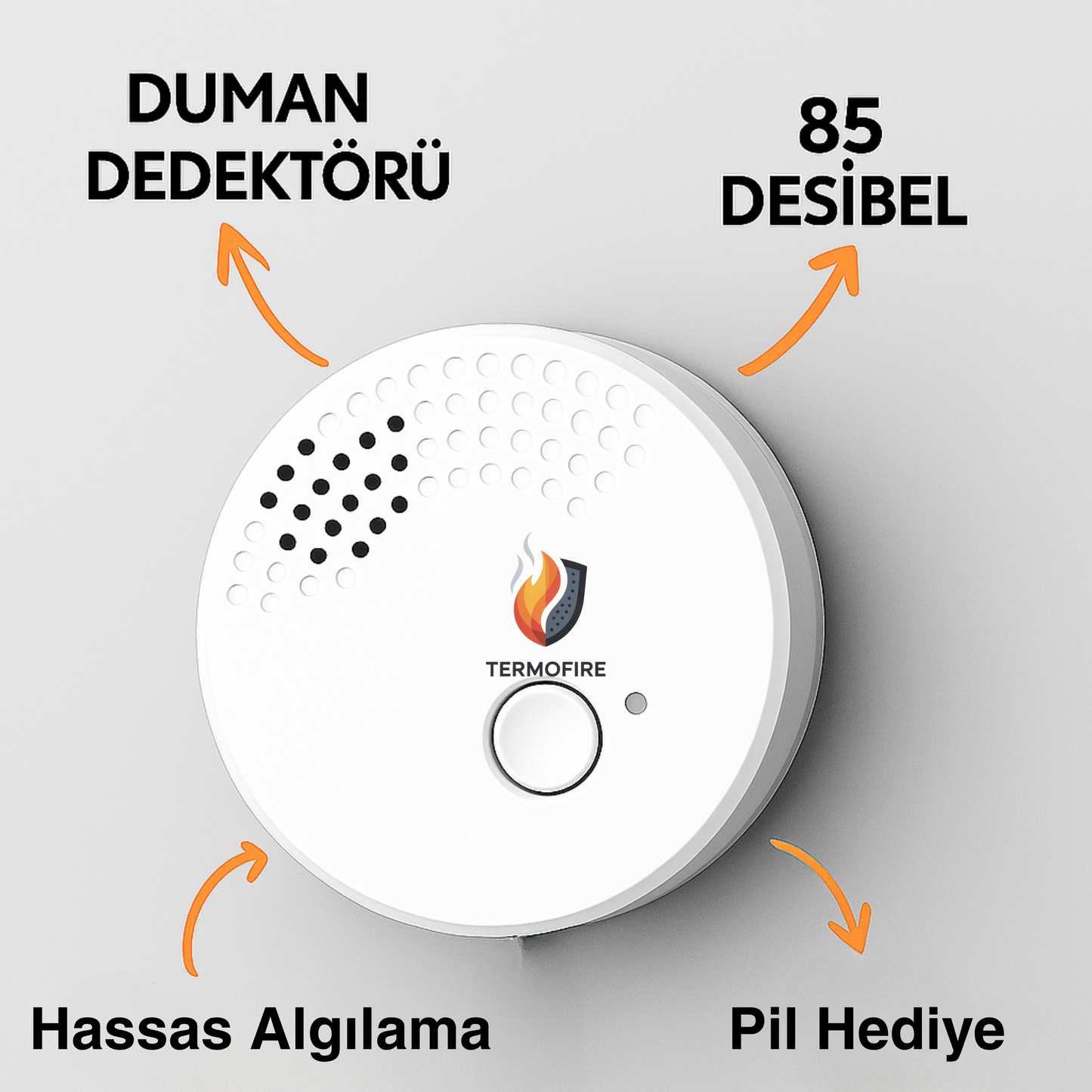 Kablosuz Duman Dedektörü (En çok tercih edilen)